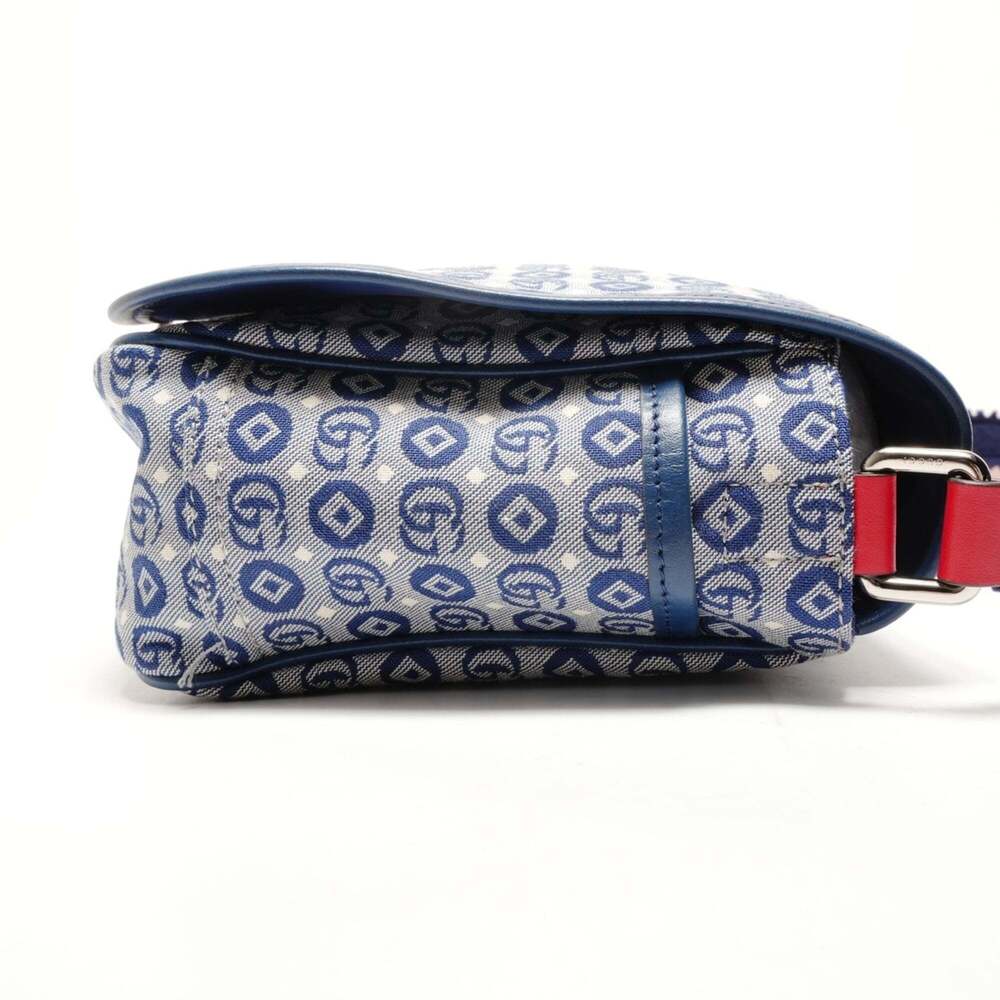 GUCCI Blue Messenger Shoulder Bag - Picture 4 of 13